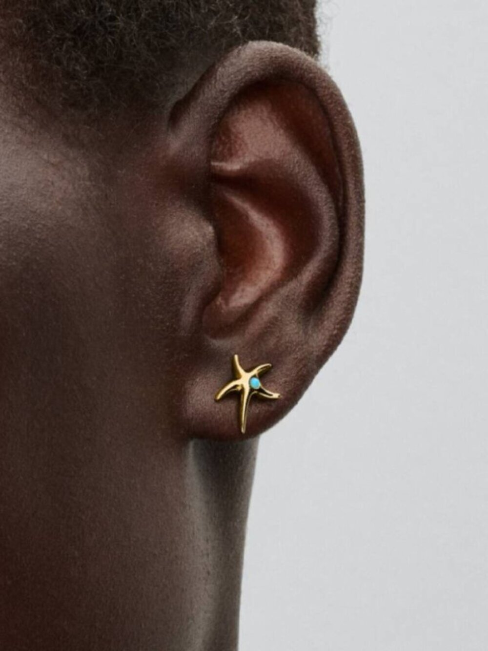 Pandora Rippled Ear Cuff - Picture 4 of 5